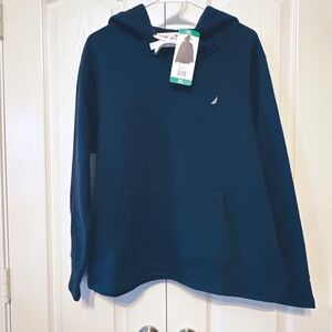 Woman’s Nautica Navy Blue Hoodie Size XL